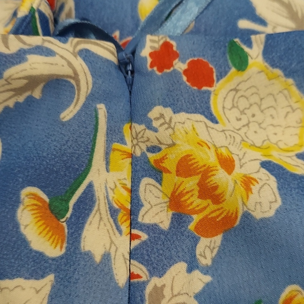 LAUREN RALPH LAUREN Floral Multi-Tiered Ruffle A-Line Skirt NWT 14 Grandmacore - Picture 9 of 13